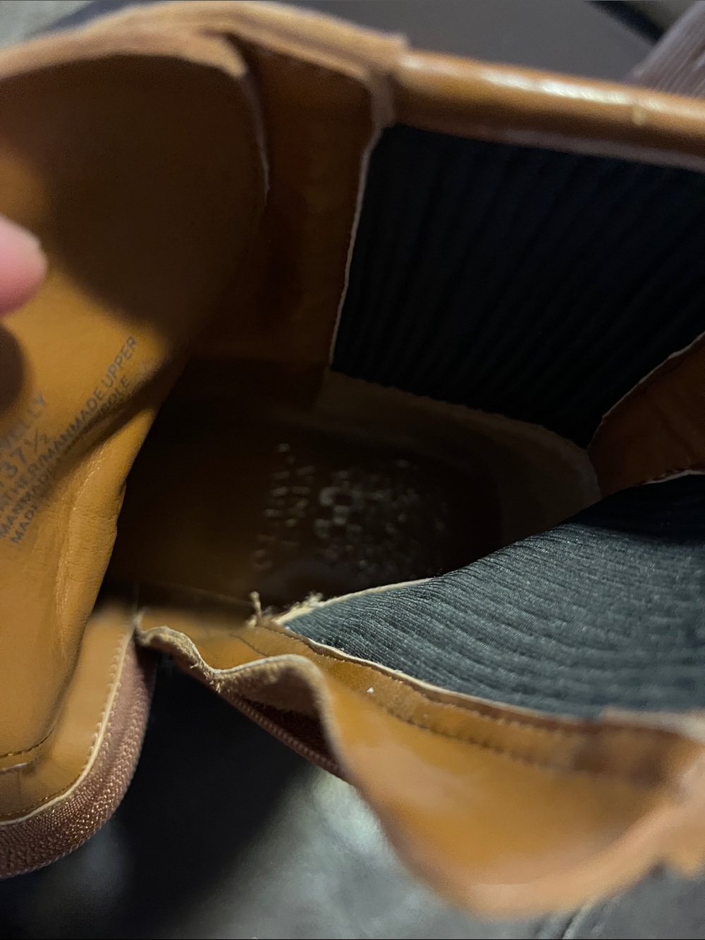 Vince Camuto Tan Suede Combat Moto Boots - Picture 6 of 8